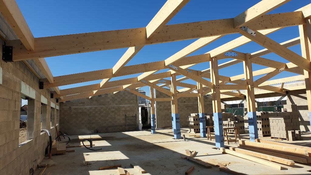 Chantier structure bois